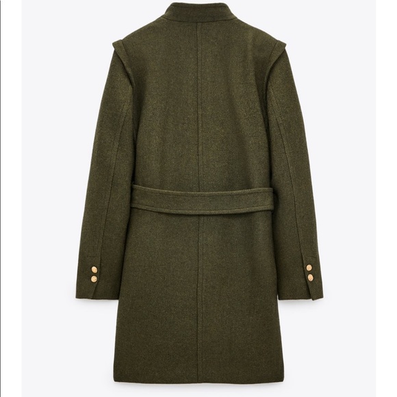 ZARA DOUBLE BREASTED JACKET - Picture 2 of 6